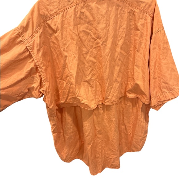Cabela’s men’s orange short sleeve button down fishing shirt- XL - Picture 2 of 3